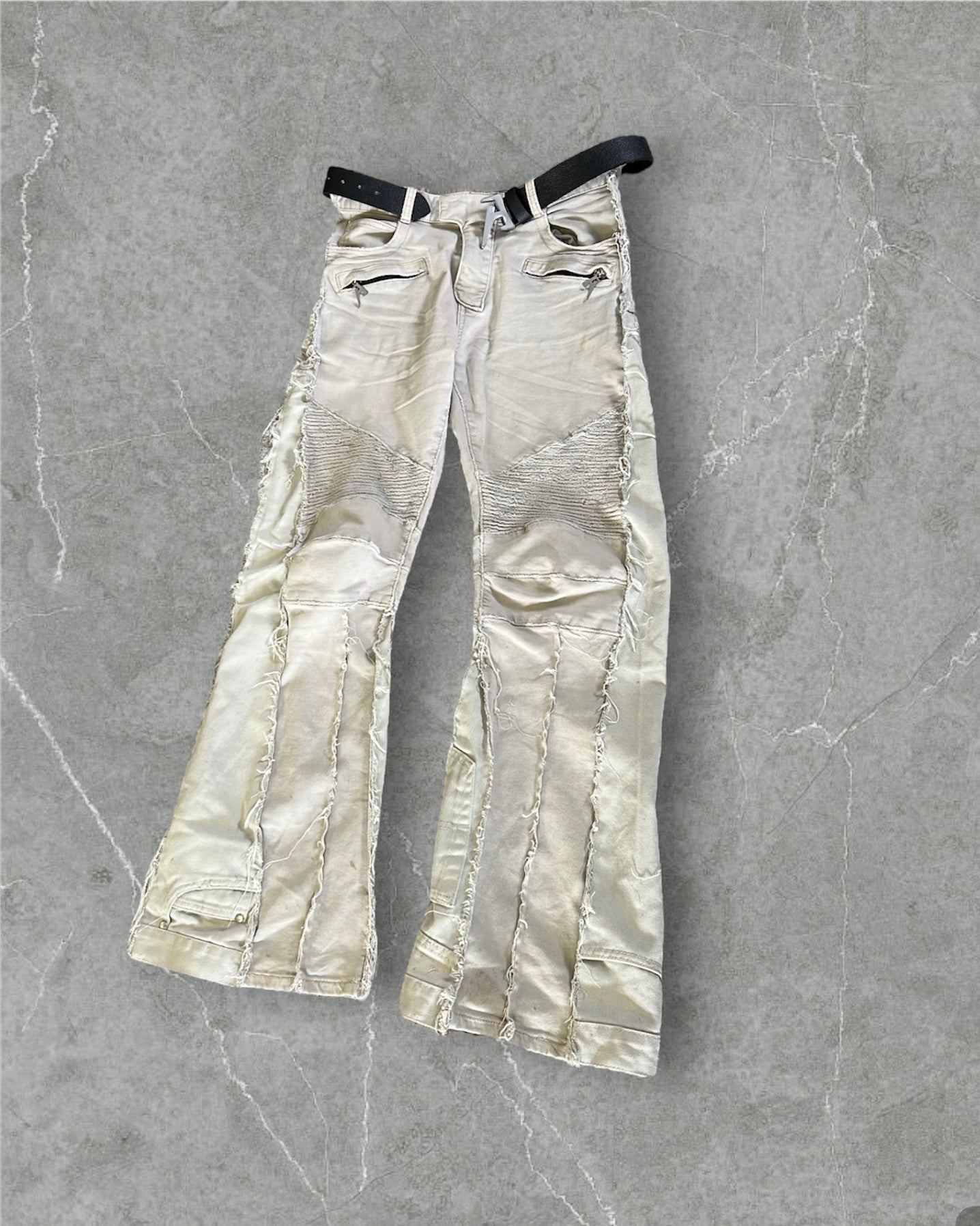 Double A Zip Jeans